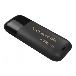 Флеш USB Team C175 64GB USB 3.1 Pearl Black (TC175364GB01)