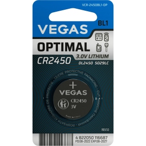 Батарейка Vegas VСR-2450BL1-OP