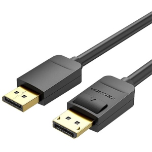 Кабель Vention DisplayPort-DisplayPort 3m v1.2 Black (HACBI)