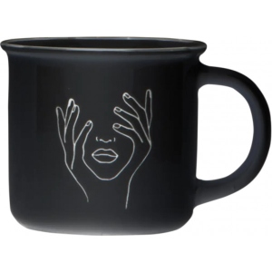 Чашка Vittora VT-C-513370 Lady in Black 370 мл фірмовий сайт