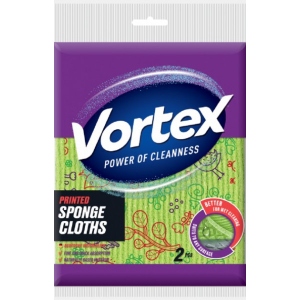 порівняти ціни на Серветка побутова Vortex д/прибирання целюлозні з принтом, 2шт