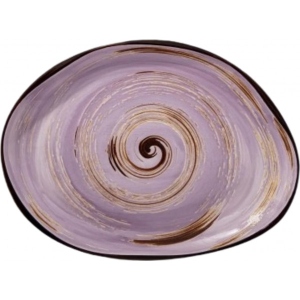Блюдо Wilmax Spiral Lavander 33х24.5 см 700 мл (WL-669742 / A)