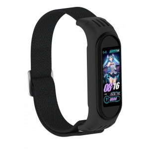 Ремінець для фітнес-браслету XOKO Nylon for Xiaomi Mi Smart Band 4/5/6 Black (XK-NLN6-BK)