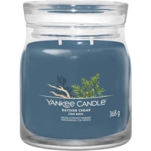 Свічка скло Yankee Candle Medium Bayside Cedar (Прибережний Кедр) 368 г (1630014E)
