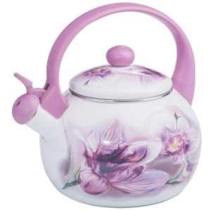 Чайник металевий Zauberg PINK HANDLE 2,2 л зі свистком (FT7 5/L) Київ