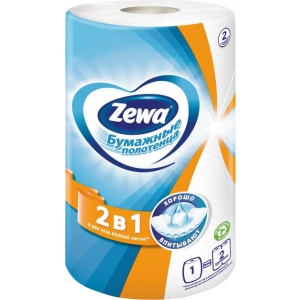 Рушники паперові Zewa 2 в 1 2-слойные 1 шт. (7322540827743)