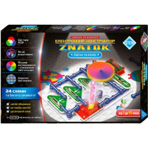 асортимент Електронний конструктор Znatok Construction Kits Znatok ''Свет и цвет'' (24 схемы) (70799)