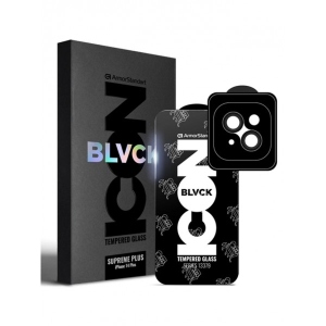 Захисне скло для смартфону Armorstandart Supreme Plus Black Icon for Apple iPhone 14 Plus (ARM68069)