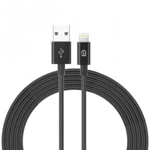 Кабель синхронізації даних Armorstandart AMD818B Lightning to USB Cable 1m Black (ARM64287)