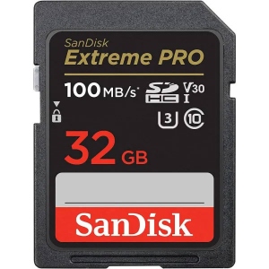Карта пам'яті SanDisk SD 32GB C10 UHS-I U3 Extreme Pro V30 (SDSDXXO-032G-GN4IN)