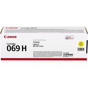 Картридж для лазерних принтерів/БФП Canon 069H MF752Cdw/MF754Cdw/LBP673Cdw Yellow (5095C002)
