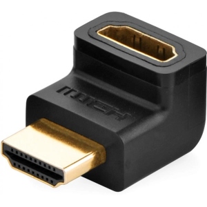 Перехідник HDMI UGREEN HD112 HDMI Male to Female Adapter Black (20110)