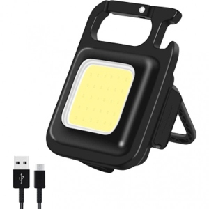 Ліхтар HiSmart 6W 30 COB, з карабіном та відкривачкою (AA620166)