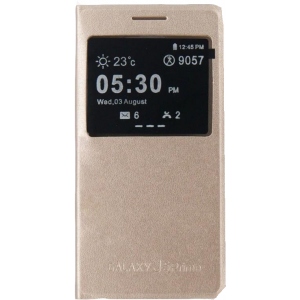 Чохол для смартфону DENGOS Flipp-Book Call ID for Samsung Galaxy J5 Prime (2016) SM-J570 Gold (DG-SL-BK-126)