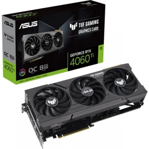 Відеокарта Asus GF RTX 4060 Ti 8GB GDDR6 TUF Gaming OC (TUF-RTX4060TI-O8G-GAMING)