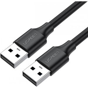 Кабель USB type A - USB type B UGREEN US102 USB 2.0 A Male to A Male 1.5m Black (10310)