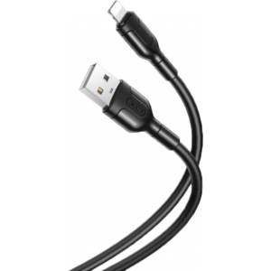 Кабель синхронізації даних XO Lightning 2.1A 1m Black (XO-NB212i-BK)