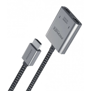 Перехідник HDMI Promate Mediasplit-h2 Black