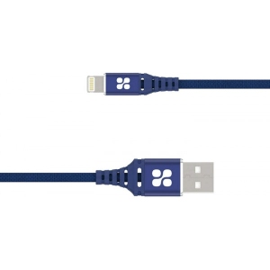 Кабель синхронізації даних Promate Lightning-USB Nervelink-i2 Blue