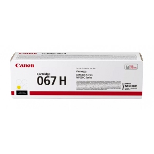 Картридж для лазерних принтерів/БФП Canon 067H MF651Cw/MF655Cdw/MF657Cdw/LBP631Cw/LBP633Cdw Yellow (5103C002)