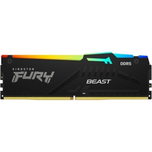 Память DDR Kingston DDR5 16GB 5600 MHz Fury Beast RGB (KF556C36BBEA-16)