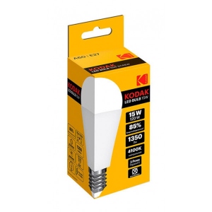 Лампочка світлодіодна Kodak A60 E27 15W 220V 4100K (30420113/BLIC-IK1)