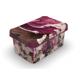 Короб для зберігання Qutu Style Box с/к Rosy 5 л