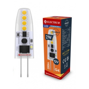 Світлодіодна лампочка Electrum 2W G4 12V 4000K A-LC-0908