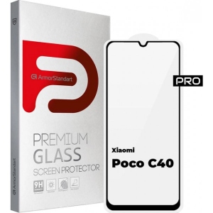 Захисне скло для смартфону Armorstandart Pro for Xiaomi Poco C40 Black (ARM62124)