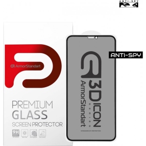 Захисне скло для смартфону Armorstandart Icon 3D Anti-spy for Apple iPhone 12 mini Black (ARM57577)