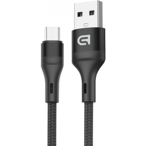 Кабель синхронізації даних Armorstandart AR87 USB to micro USB 3A 1.2m Black (ARM64038)
