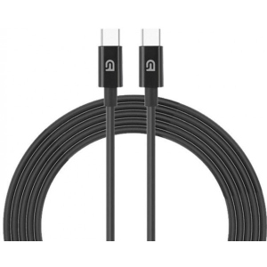 Кабель синхронізації даних Armorstandart ABMM093B USB-C to USB-C Cable 1m Black (ARM64289)