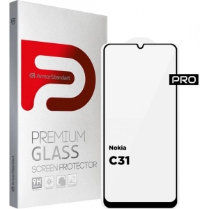 Захисне скло для смартфону Armorstandart Pro for Nokia C31 Black (ARM64946)