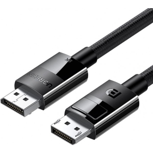 Кабель UGREEN DP114 DP 1.4 Male to Male 1m Black (80390)