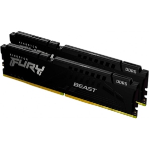 Память DDR Kingston FURY Beast EXPO Black DDR5 5200MHz 16GB Kit 2x8GB (KF552C36BBEK2-16)