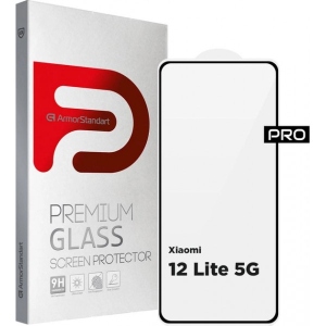 Захисне скло для смартфону Armorstandart Pro for Xiaomi 12 Lite 5G Black (ARM62357)