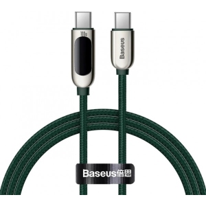 Перехідник Baseus Display Fast Charging USB-C-USB-C 100W 2m Green (CATSK-C06)