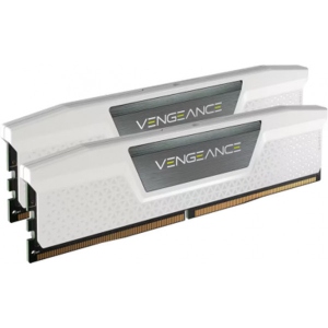 Память DDR Corsair DDR5 2x32GB/5200 Vengeance White (CMK64GX5M2B5200C40W)