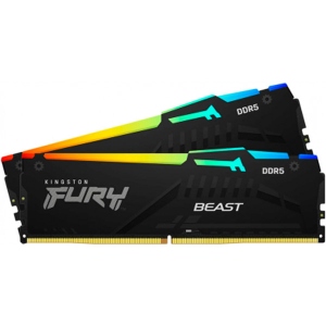 Память DDR Kingston Fury Beast RGB 2x8GB/5200 DDR5 (KF552C40BBAK2-16)