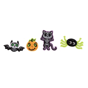 Декор Halloween YES! Fun Страшенно веселі, 12 шт, фетр (974477)