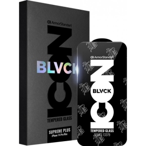 Захисне скло для смартфону Armorstandart Supreme Black Icon 2.5D for Apple iPhone 14 Pro Max (ARM69296)