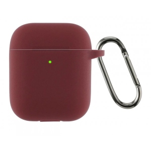 Чохол для навушників Armorstandart Ultrathin Silicone Case With Hook for Apple AirPods 2 Burgundy (ARM59680)