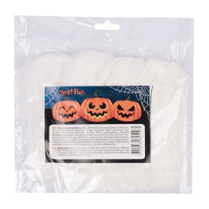 Декор Halloween YES! Fun 40г, з двома павучками, біла (973675)