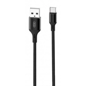 Кабель синхронізації даних XO Braided Data Cable Type-c 2m Black (XO-NB143C2-BK)
