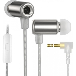 Навушники вкладиші дротові Knowledge Zenith LingLong Silver Mic