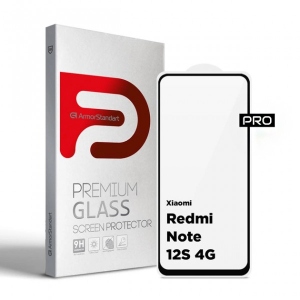Захисне скло для смартфону Armorstandart Pro for Xiaomi Redmi Note 12S 4G Black (ARM67517)