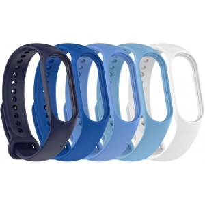 Ремінець для фітнес-браслету Armorstandart for Xiaomi Mi Band 7/6/5 New Style Pink Wave (ARM75071)