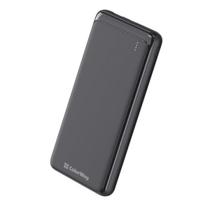 Батарея мобільна Colorway Slim PD 10000mAh Black (CW-PB100LPG3BK-PD)