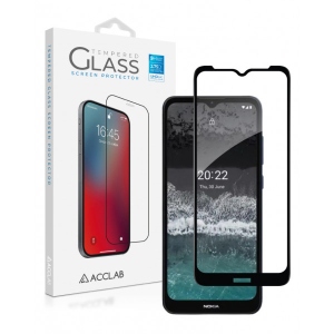 Захисне скло для смартфону ACCLAB Full Glue for Nokia C21 Black (1283126552564)