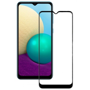 Захисне скло для смартфону Global Full Glue for Samsung A02 Black (1283126509551)